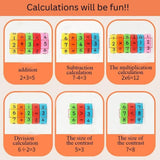 Math Wheel For Kids Education(Pack Of 1 )( 6 pieces)